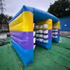 Trampolín Inflable con Tela Engrosada a Prueba de Explosiones, Red Protectora de Seguridad, Trampolín de Entretenimiento Familiar para Niños para Uso en Casa