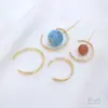 Anillo para Colgar Cuentas con Agujero de Hilo en Forma de C Relleno de Oro de 14 Quilates Color Duradero Oro Claro Anillo para Colgar Joyería de Collar y Pendientes Hecho a Mano para Bricolaje Accesorios