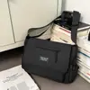 Bolso Cruzado Transfronterizo Simple y Versátil para Mujer, Bolso de Clase para Estudiantes de Gran Capacidad, Bolso Mensajero Casual de Moda Estilo Coreano para Hombre
