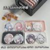Caixa de Armazenamento Yum Acrílico Transparente Acabamento Rack de Armazenamento Periférico para Diário Broche Emblema Caixa de Exibição Millet
