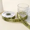 Embalagem de presente com fita de seda estilo chinês, decoração colorida de bolo, acessórios de fita, laço, fita de cetim, flores