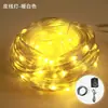 Luzes de corda para ambiente de acampamento Luzes de fio LED à prova d'água para exterior Luzes de árvore de baixa voltagem Luzes piscantes decorativas para exterior Luzes de corda de céu estrelado