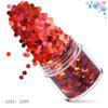 Polvo de glitter polvo de glitter joyería para uñas lentejuelas traje degradado láser Esmalte de uñas pegamento maquillaje epoxi delgado