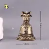 Chaveiro Pingente Sino do Zodíaco em Latão para Homens e Mulheres, Chaveiro de Carro, Pingente de Bolsa, Item de Artesanato