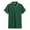 Camisa polo de verano logo impreso personalizado color a juego camiseta para actividades manga corta ropa de trabajo corporativa camisa publicitaria cultural ropa de trabajo