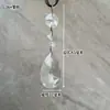 Cortina de Contas com Pingente de Cristal Decoração de Cortina de Porta Corrente de Contas para Casamento Bola de Cristal com Contas Lâmpada de Tira Longa Acessórios DIY