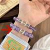 Pulsera Original Nueva de Aguamarina Estilo Chino, Nicho Fresco Estilo Nacional, Versátil Cristal Temperamento de Hielo Pulsera Simple para Apilar