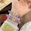 Pulseira Aquamarine Original Nova Estilo Chinês, Nicho, Fresca, Estilo Nacional, Versátil, Temperamento Gelado, Pulseira Simples Empilhável