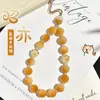 Colgante de Raíz de Bodhi Natural, Nuevo Pulsera de Bodhi Estilo Chino, Pulsera Anti-Pérdida, Accesorio Estilo Fresco, Colgante para Bolso, Llavero