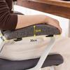 Cojín para Reposabrazos de Silla de Oficina, Cojín para Mango de Taburete, Reposabrazos de Esponja para Codo, Cojín Protector de Mano, Cojín Elevador para Reposabrazos de Silla Gamer