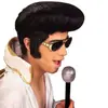 Cantante de Rock Elvis Presley Cosplay Fiesta de Halloween Peluca de Baile Tocado para Hombre Fabricante de Xuchang