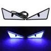 Parafuso de Placa de Moto Transfronteiriço Luz Triângulo Olho de Diabo Modificação Universal Acessórios Decorativos para Motos Luz de Carro Cruz
