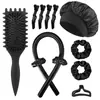 El Juego de Rizador de Esponja sin Calor Más Vendido de Amazon para Mujeres, Herramienta Perezosa para Rizos al Dormir, Combinación de Anillos para el Cabello, Herramientas de Peinado
