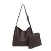 Versátil bolsa de gran capacidad estilo ins para mujer, nuevo modelo 2026, bolso tipo cubo de estilo casual, bolso de hombro y cruzado vintage, bolso para madre e hija