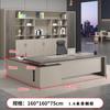 Muebles de oficina, mesa de jefe, escritorio de oficina, mesa de presidente, mesa simple moderna para una sola persona, mesa de supervisor y gerente, silla ejecutiva combinada