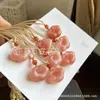 Colgante de flor de durazno de Xinjiang, colgante de Buda, candado de nube auspiciosa de flor de durazno, hebilla de paz de flor de durazno, colgante de jade de zorro de hoja