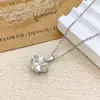 Collar con Flores de Colores y Diseño de Corazón, Accesorios de Collar Corazón del Océano para Mujeres, Temperamento de Lujo Ligero, Regalo Versátil para Mejor Amiga
