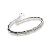 Pulsera de Loto de Bambú para Mujer Diseño de Nicho Ins Joven Simple Pulsera de Seguridad de Periódico de Bambú Regalo para Novia