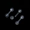 Venda Direta de Fábrica Brincos de Osso da Orelha Transparentes de Acrílico Transfronteiriços, Piercing de Osso da Orelha Ponte Labial, Simples e Invisível, em Estoque