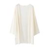 Blusa francesa leve tamanho grande feminina 200kg gorda mm Xale solto francês Cardigã de chifon 250424