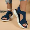 Sandálias de Dedo Prontas para Envio Outono 2024 Peixe Cabeça Casuais Slip-On Moda Salto Baixo Sapatos Femininos Fonte de Suprimento Tamanho Grande Sapatos Esportivos