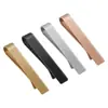 Aliexpress Amazon Nuevo Clip para Corbata Acero Inoxidable Pulido Espejo Clip para Camisa Clip de Cartera Simple Cepillado para Hombre
