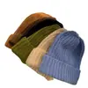Gorros de Punto para Otoño e Invierno, Gorros sin Visera, Gorros de Lana para Mujer, Gorros de Pelo Cuadrado, Calentadores de Dedos, Gorros para el Frío, Gorros de Confinamiento
