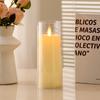 Vela Electrónica LED Oscilante Concierto Boda Boda Cumpleaños Script Kill Fotografía Decorativa Atmósfera Simulación Vela