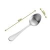 Cuchara Grande de Acero Inoxidable 304, Engrosada y Profundizada, Adecuada para Sopa, Cuchara de Comedor Doméstica, Cuchara para Sopa, Cuchara Pública de Hotel