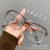 Gafas Transparentes Ultraligeras para Mujeres Miopes Se Pueden Equipar con Lentes Graduados, Monturas para Ojos con Filtro de Luz Azul, Aspecto Adelgazante para Rostro Grande Modelos para Hombres