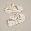 Sandalias de Suela Gruesa para Mujeres Embarazadas para Usar de Suela Blanda Antideslizante 2025 Verano Nuevo Estilo con Faldas Sandalias Romanas de Playa a la Moda