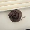 Acessórios Florais com Estilo Europeu e Americano, Tecido com Botões de Rosa 3D, Acessórios de Chapéu e Sapato de Moda Artesanal DIY Levemente Luxuosos