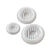 Resina de Cristal Florero de Yeso Plato Drenante Base para Velas DIY Redonda Posavasos Drenante Molde de Silicona
