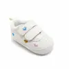 Zapatos antideslizantes con suela de goma y estrella de amor para niños pequeños, zapatos de suela suave para bebés, zapatos de paso con velcro para hombres y mujeres, una generación de cabello