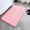 Alfombra de Piso de Terciopelo Coral Acolchada a Rayas Transfronteriza Fabricante Venta al por Mayor Alfombras de Baño Antideslizantes Entrega Inmediata Temu Amazon