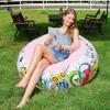 Nuevo Sofá Inflable Graffiti Ball Sofá Pvc Sofá de Bola Individual Plegable para Exterior Silla Sofá Casual