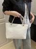 Bolso de Moda Nuevo Verano 2025 Bolso Cruzado Casual de Moda Bolso Tote con Cadena Simple para Viajar para Mujeres