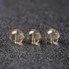 Cuentas sueltas de cuarzo rutilado dorado natural 7A, pulsera de una sola cuenta de cuarzo rutilado para hombres y mujeres, accesorios de cuentas DIY para collares y joyería