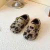 Moda para Niñas Birkenstock Felpa Cálido Dos Capas Zapatos de Algodón 2026 Invierno Nuevo Niños Bebé Suela Suave Exterior Zapatos Peludos