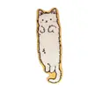 Manta de Mesita de Noche Familiar Estilo Lindo, Felpudo para Vestidor, Alfombra de Sala de Estar, Manta de Rayas de Gato Lindo para Mesita de Noche, Manta con Forma Especial, Esterilla para Ventana de Mirador