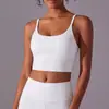Sujetador Deportivo Nuls de Sensación Nude para Mujer, Camiseta sin Mangas Deportiva de Doble Cara para Running y Fitness con Almohadillas en el Pecho, Top de Yoga Sencillo