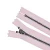 Cremallera metálica YKK n.°. Cremallera de Metal Brillante Color Negro Profundo Cola Cerrada Cabezal Automático Tamaño y Color Se Pueden Consultar