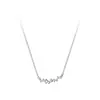Collar de lujo super brillante con sonrisa para mujer, moda, cadena para la clavícula de estrella irregular, estilo frío, elegante, collar versátil, accesorios