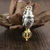 Alas de Oro Latón Pájaro Dapeng Moda Retro Combinable Llavero Colgante para Hombre y Mujer Accesorios Wen para Jugar Colgante Creativo Divertido