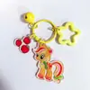 Nuevo Llavero Lindo de My Little Pony Colgante de Mochila Acrílico Muñeca Accesorio de Dibujos Animados de Alto Valor para Niñas