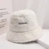 Sombrero de Pescador Coreano para Bebé Invierno Sombrero de Cubo para Niños Otoño e Invierno Sombrero Infantil Elegante de Terciopelo de Cordero Espesado Princesa