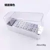 Caja de Almacenamiento para Brocas de Uñas con 40 Ranuras, Transparente y a Prueba de Polvo, para Salones de Uñas y Uso Doméstico, Herramienta para Organizar y Almacenar Brocas