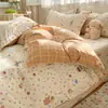 Funda de edredón de algodón puro, pieza única, 150x200x230, 100% algodón, para cama individual, ropa de cama para dormitorio de estudiante