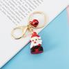 Chaveiro de Natal Criativo Bonito Dos Desenhos Animados Papai Noel Boneco de Neve Pingente Árvore de Natal Pendurado Pequenos Presentes Atacado