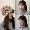 Bufanda cálida a prueba de frío, cubierta intercambiable para protección del cuello, sombrero de punto a prueba de viento, máscara de punto para mujer de talla grande, otoño e invierno, multifuncional